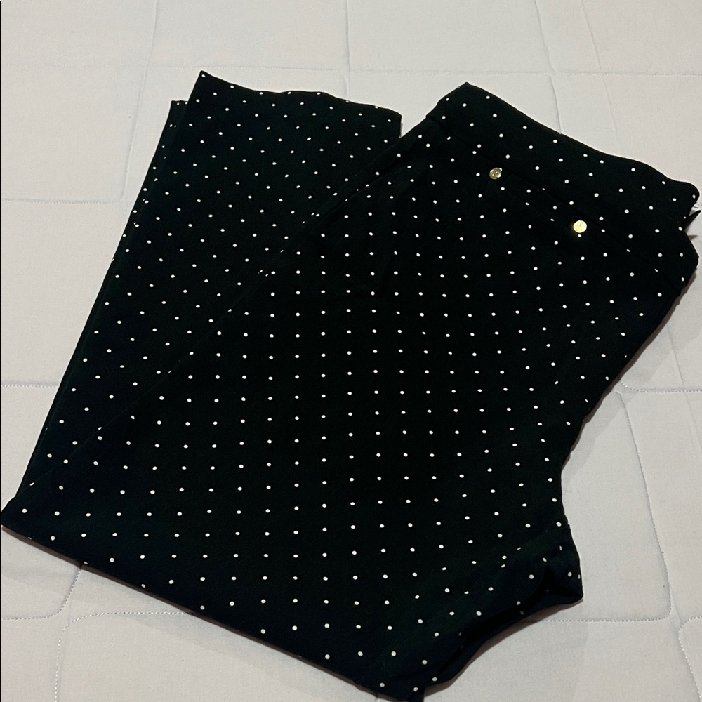 Women's Black Polka Dot Pants